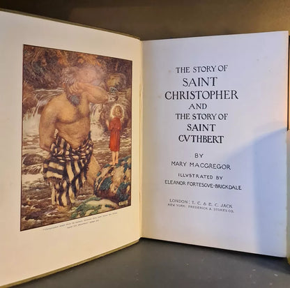 The Story of St. Christopher & St. Cuthbert, M. MacGregor: Hardback: c1918