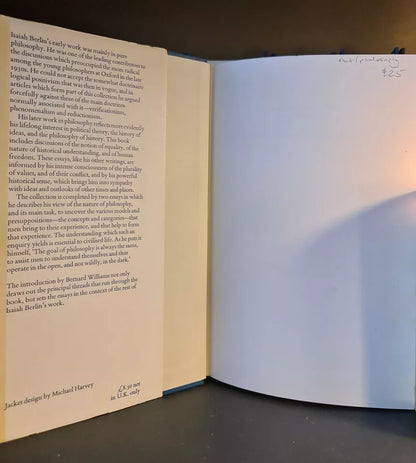 Concepts & Categories - Philosophical Essays, Isaiah Berlin: Hardback