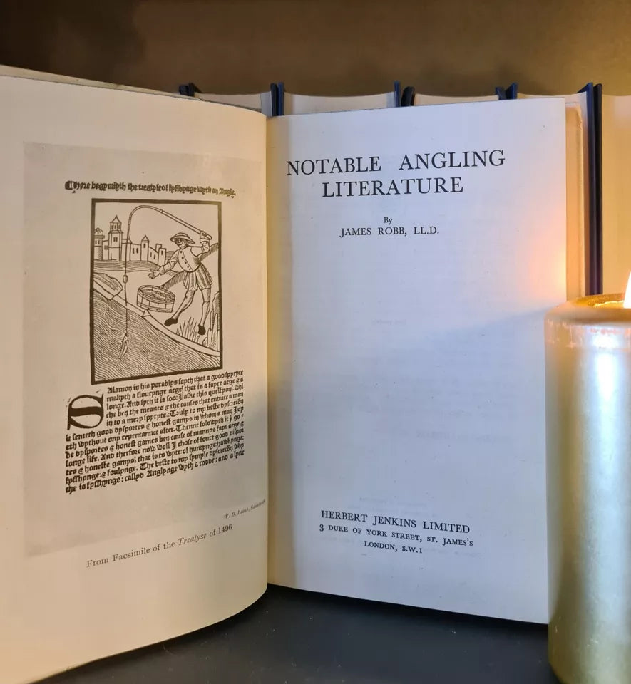 Notable Angling Literature, J. Robb: Hardback: 1st Edition: Fishing: Anglers