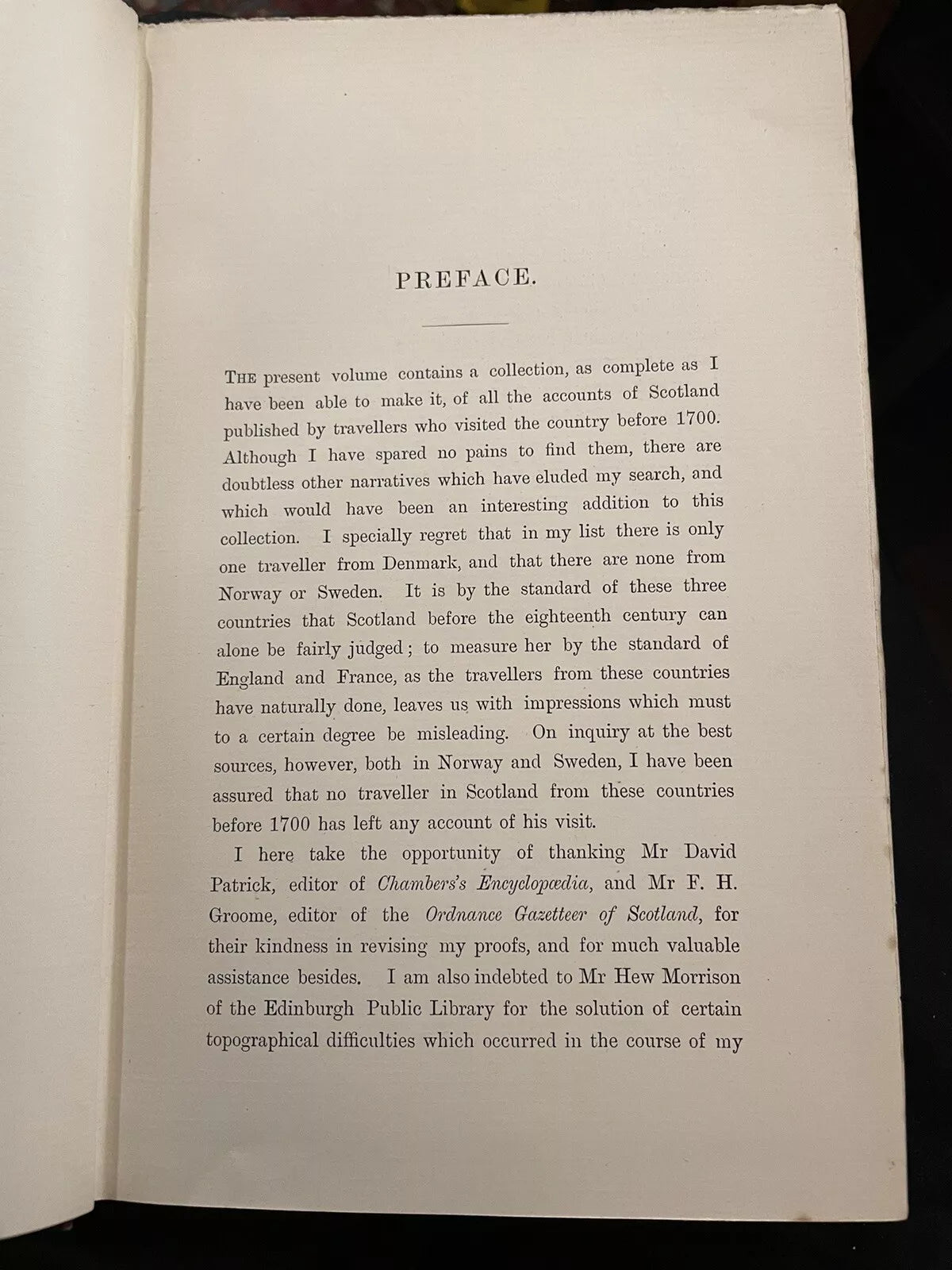 1891 Early Travellers in Scotland 1295-1689 : P. Hume Brown : Maps