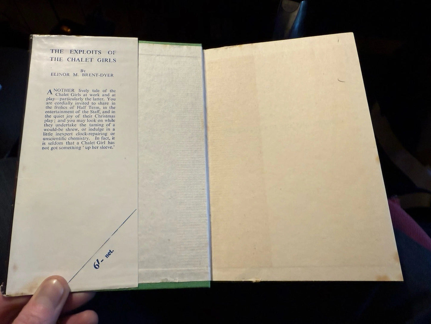 The Exploits of the Chalet Girls : Elinor M. Brent-Dyer : Dust Jacket 1952