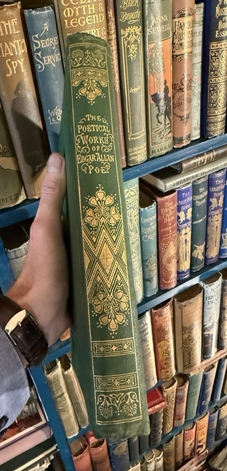 c1872 Poetical Works of Edgar Allan Poe : Illustrated Edition : Lovely Copy