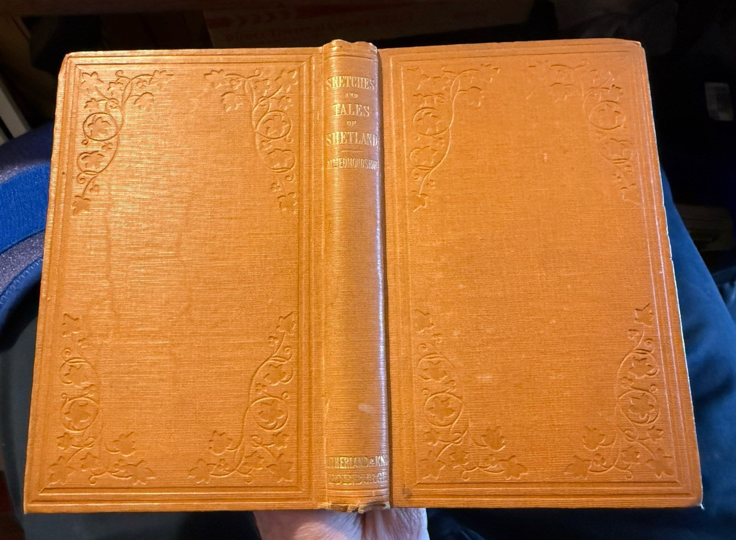 1856 Sketches And Tales Of The Shetland Islands : Edmondston : F J Grant's Copy
