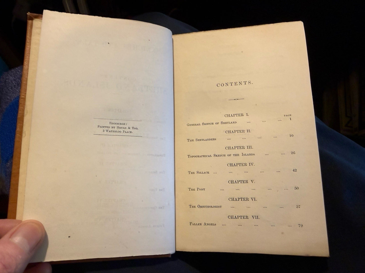 1856 Sketches And Tales Of The Shetland Islands : Edmondston : F J Grant's Copy