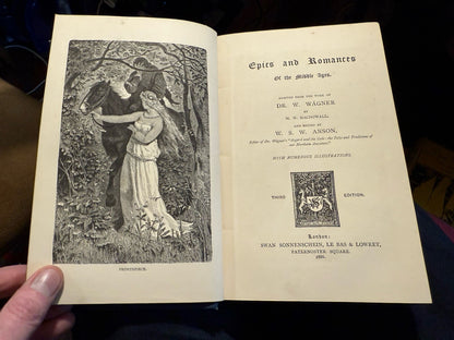 1886 Epics and Romances of the Middle Ages : Wagner : Illustrated
