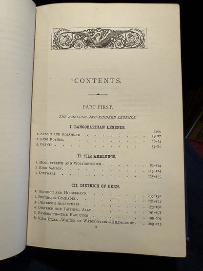 1886 Epics and Romances of the Middle Ages : Wagner : Illustrated