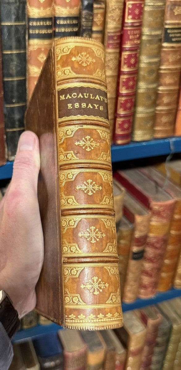 1883 Critical and Historical Essays : Lord Macaulay