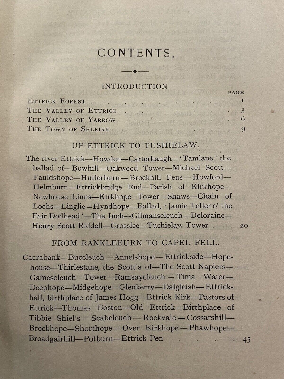 1894 Ettrick and Yarrow, A Guide : With Songs and Ballads : William Angus