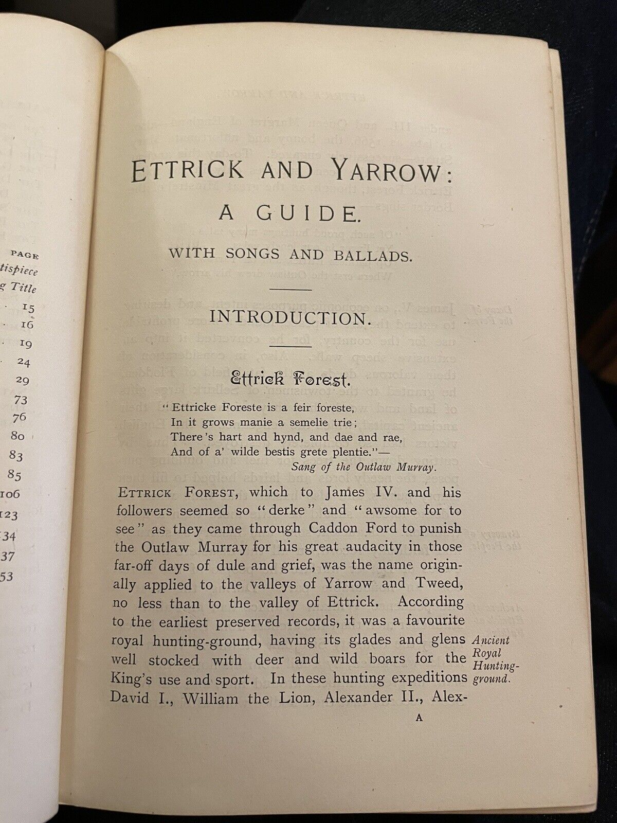 1894 Ettrick and Yarrow, A Guide : With Songs and Ballads : William Angus