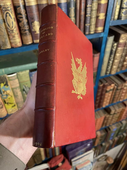 Expansion of England : Seeley : Prize Leather Binding Llandovery College 1904