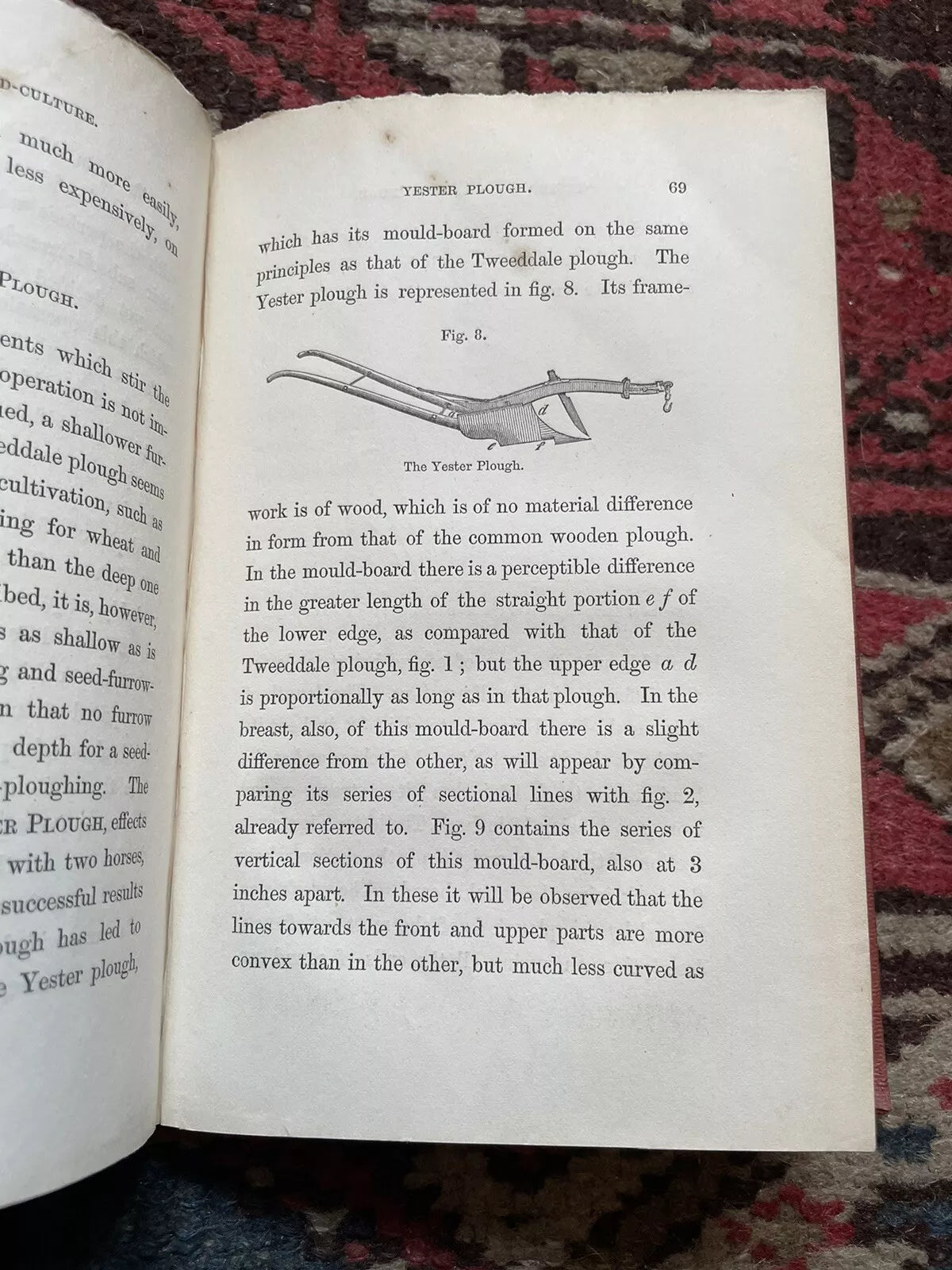 1855 The Yester Deep Land Culture : Farming : Ploughs : Cultivation East Lothian