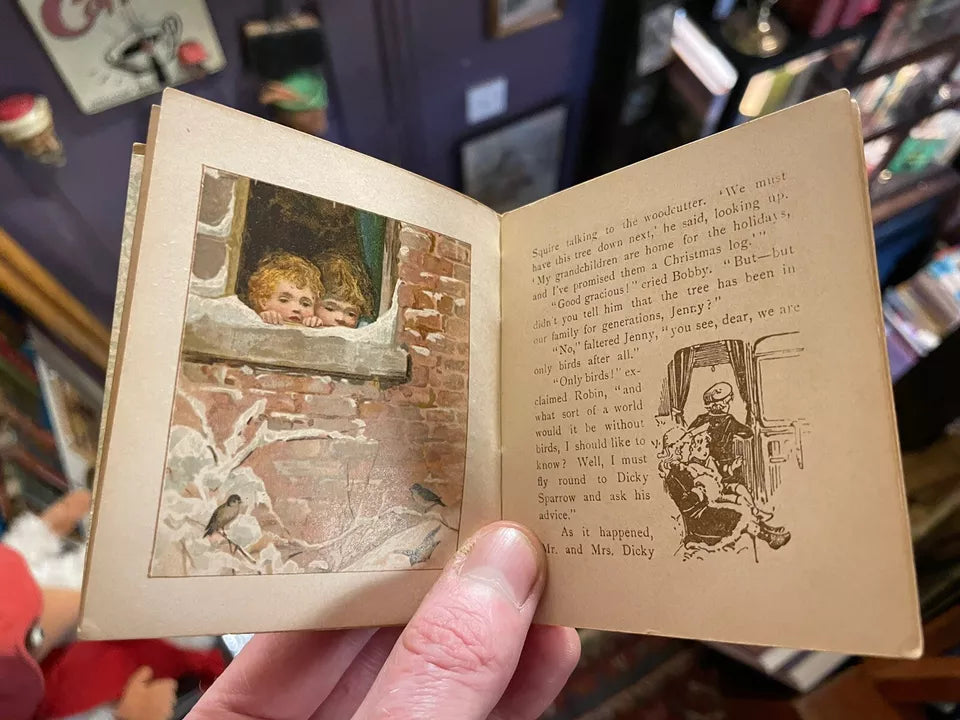 Snapdragon : Chromolithographed Miniature Childrens Book (1890s) Nister