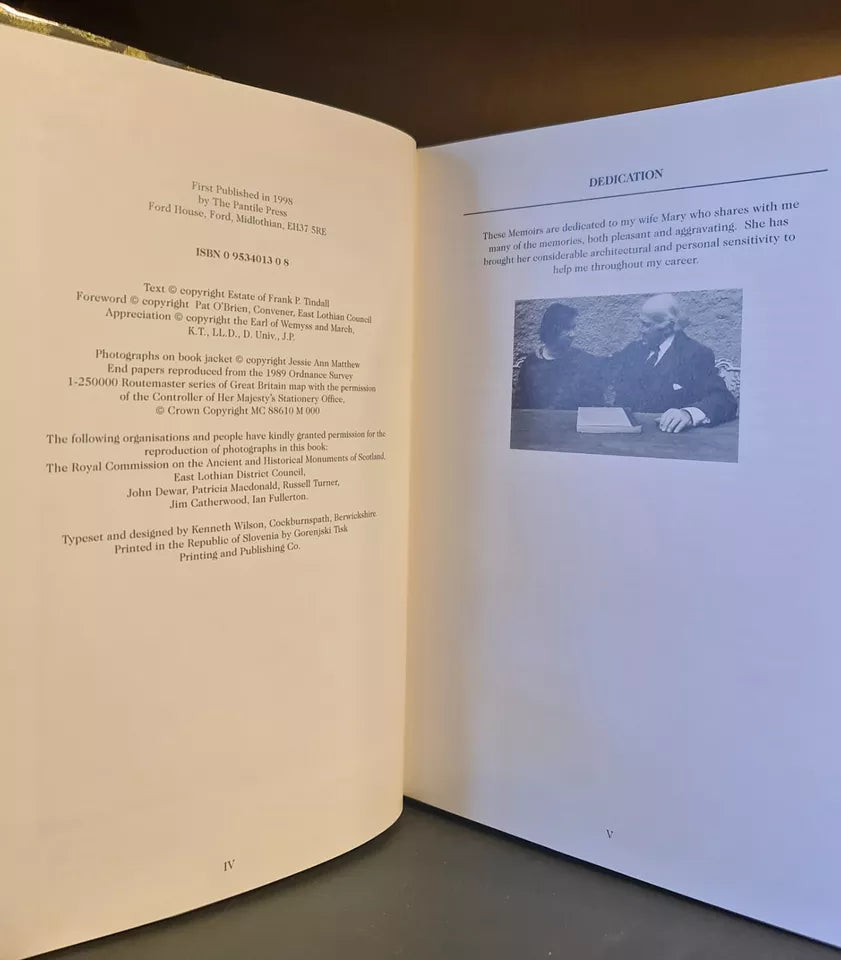 Frank Tindall, Memoirs & Confessions of a County Planning Officer: H/B: 1st Ed