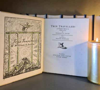 True Travellers - A Tramp's Opera, W. H. Davies: Hardback: 1st Edition: 1923