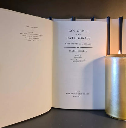 Concepts & Categories - Philosophical Essays, Isaiah Berlin: Hardback