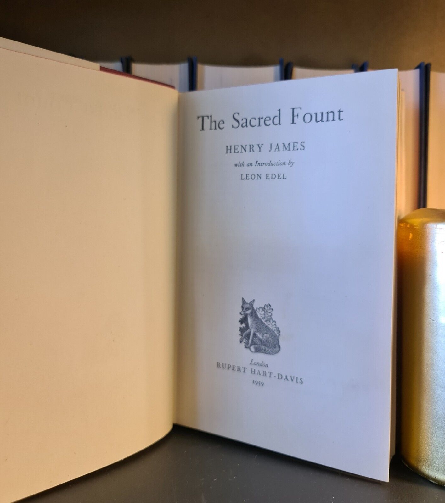 The Sacred Fount, Henry James: Hardback: 1959: Intro by Leon Edel