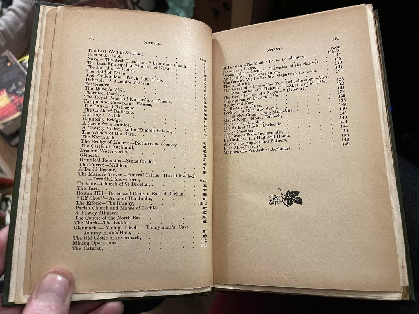 c1895 Historical Guide to Edzell and Glenesk Districts : North East Scotland