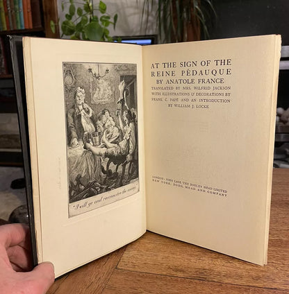 Anatole France : At the Sign of the Reine Pédeauque : Illustrated by Pape 1925