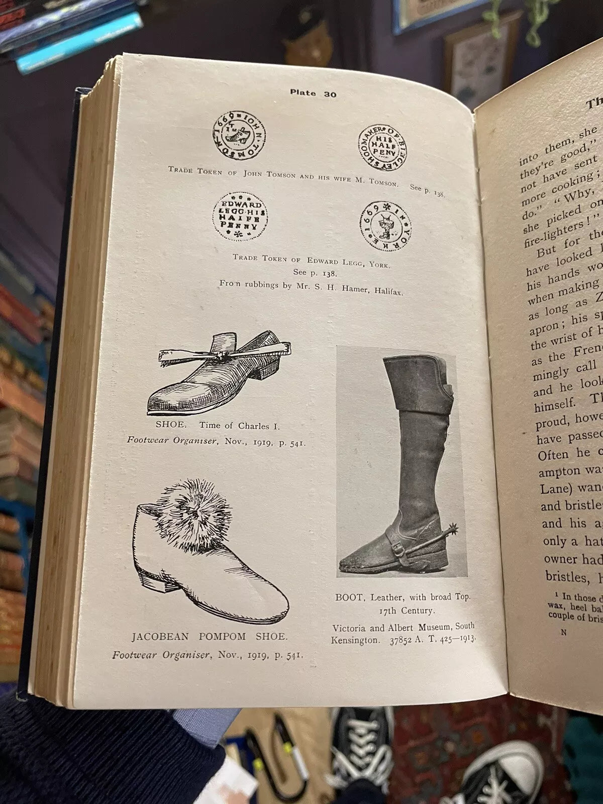 The Romance of the Shoe : Being the History of Shoemaking 1922