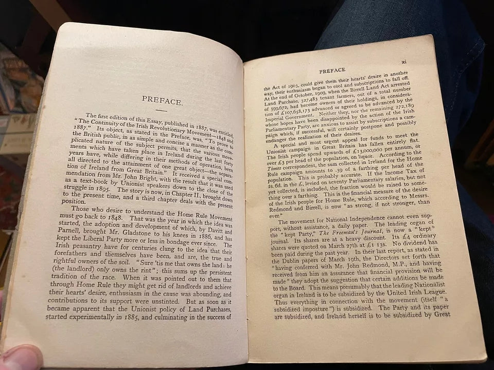 Continuity of the Irish Revolutionary Movement 1848 and 1887 : Ireland History