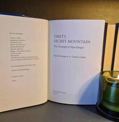 Tibet's Secret Mountain, Bonington & Clarke: H'back: 1st Edition: Mountaineering