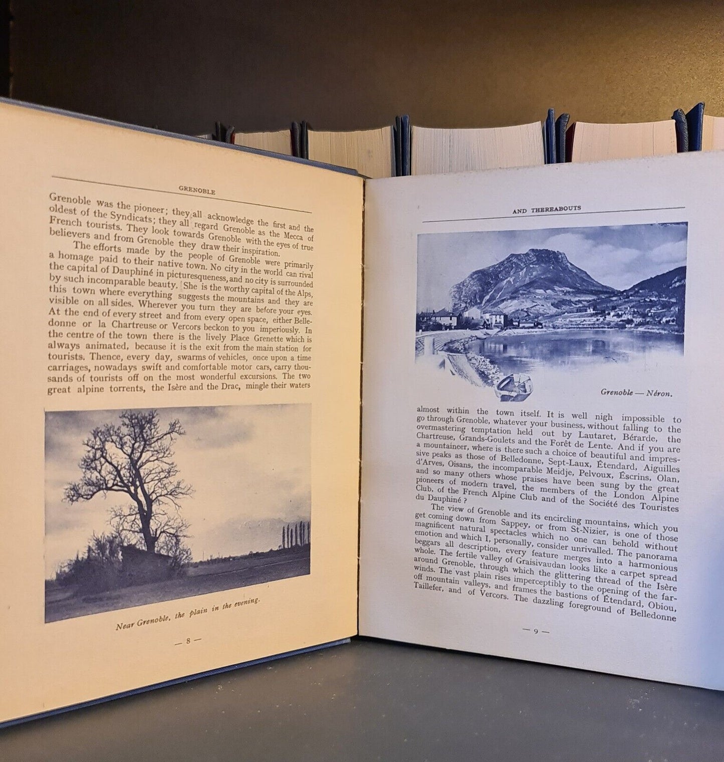 Grenoble & Thereabouts, H. Ferrand: Hardback: French Travel Guide: 1924