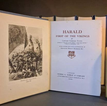 Harald First of The Vikings : C. Young : Illustrated : Norse History 1911