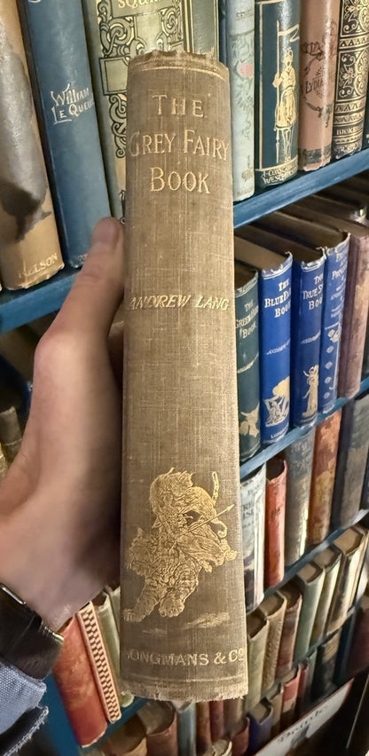 1900 The Grey Fairy Book : Andrew Lang : 1st Edition : Tales VGC