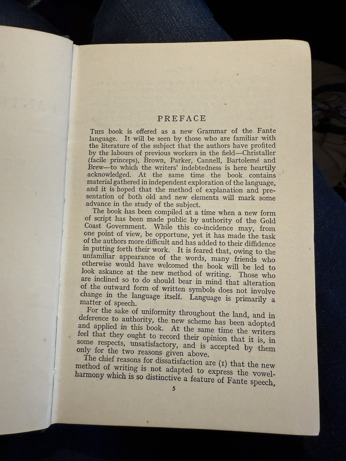 A Grammar of the Fante-Akan Language : Ghana, Ivory Coast 1929