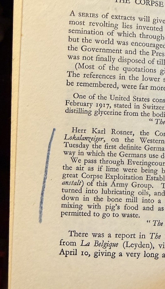 Arthur Ponsonby M.P. : Falsehood in War Time : Documented Lies : Propaganda