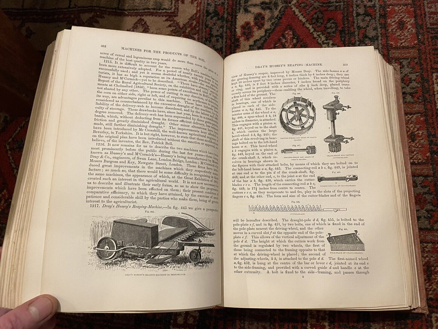 1858 The Book of Farm Implements & Machines : Farming Tools : Slight & Burn