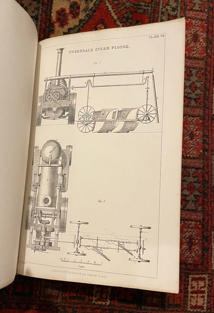 1858 The Book of Farm Implements & Machines : Farming Tools : Slight & Burn