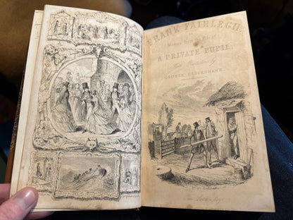 1850 Frank Fairlegh : Frank E. Smedley : 1st Edition : Illustrated