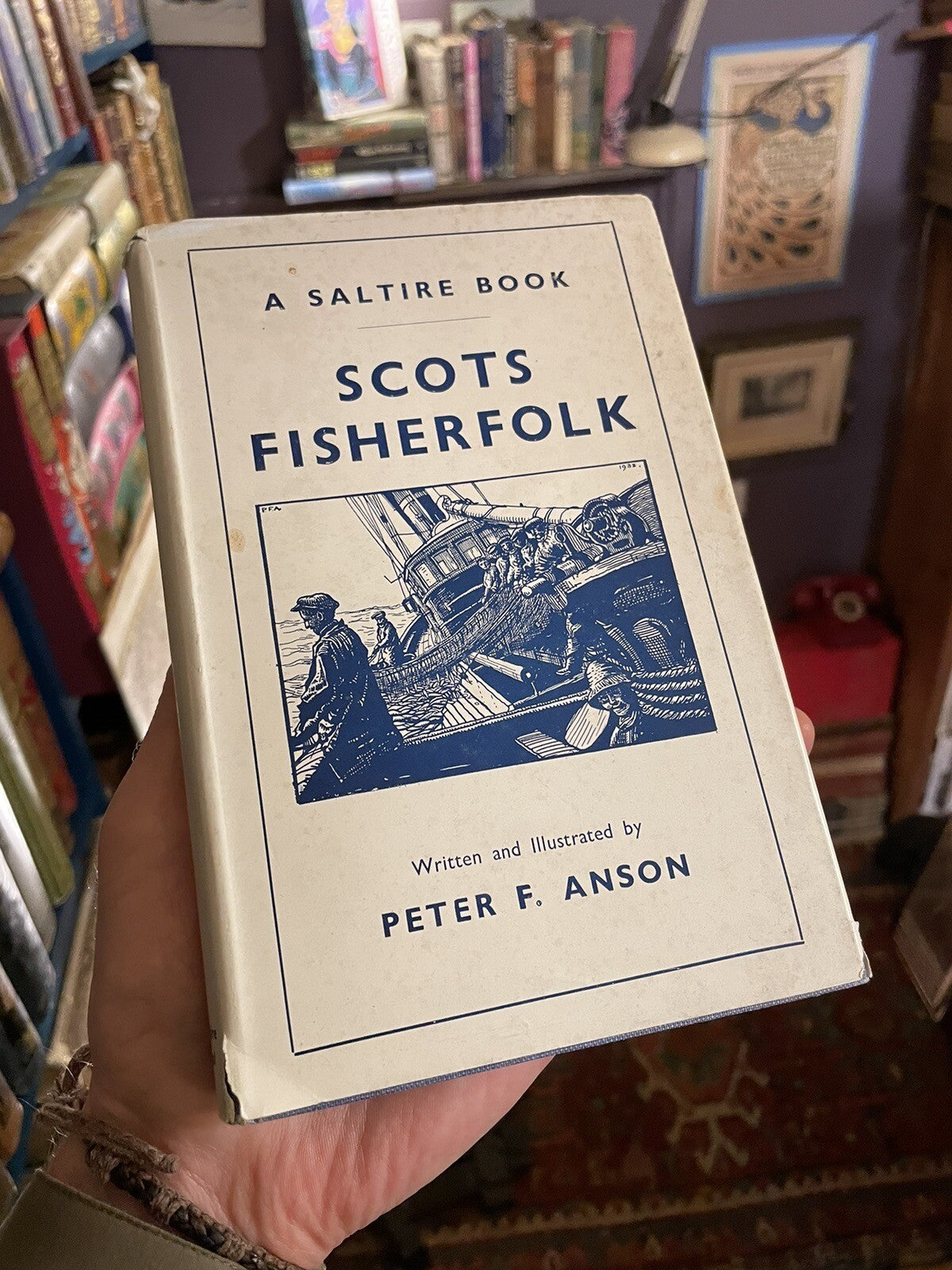 Scots Fisherfolk : Peter F. Anson : Saltire Book : Orkney Shetland Fishing