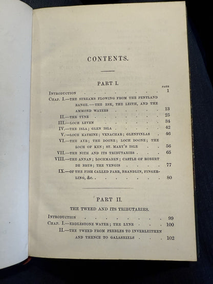 1854 Fish and Fishing in the Lone Glens of Scotland : Dr. Knox