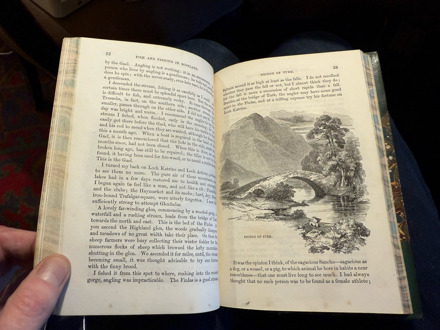 1854 Fish and Fishing in the Lone Glens of Scotland : Dr. Knox