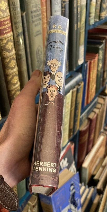 P G Wodehouse : Something Fishy : 1st Edition 1957 : Very Good Copy