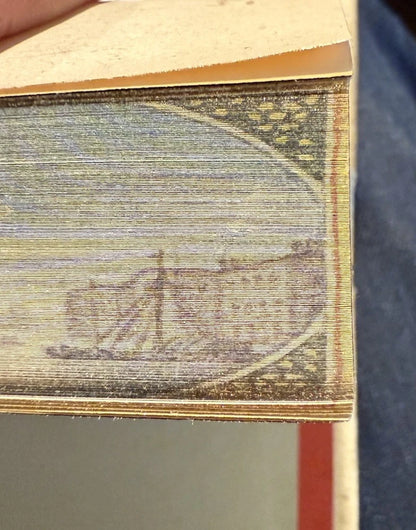 Florentine Fine Binding by Giannini : Fore-edge Painting : Painted Vellum 1883