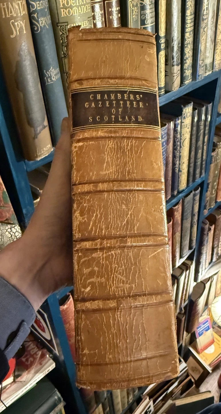 1832 The Gazetteer of Scotland : Robert & William Chambers : 2 Folding Maps