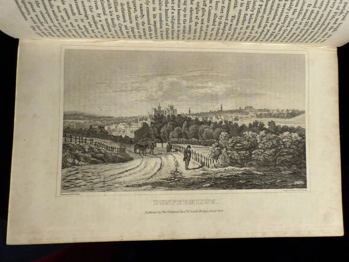 1832 The Gazetteer of Scotland : Robert & William Chambers : 2 Folding Maps