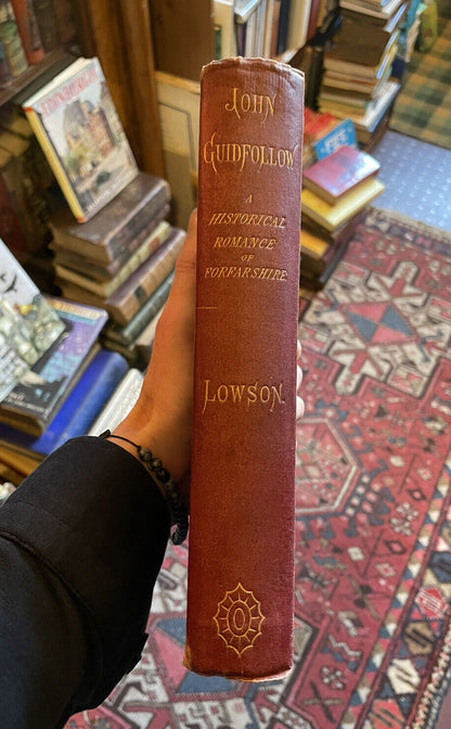 1891 A Mystical Historical Romance of Forfarshire : Alexander Lowson : Witches : Murder :Smuggling : Superstitions Folklore