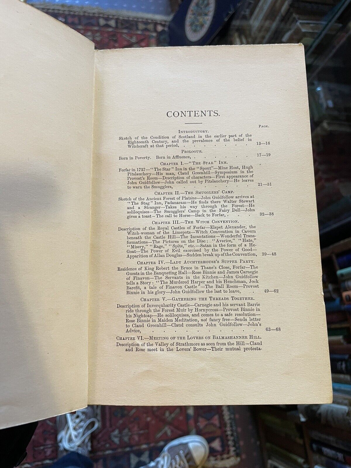 1891 A Mystical Historical Romance of Forfarshire : Alexander Lowson : Witches : Murder :Smuggling : Superstitions Folklore