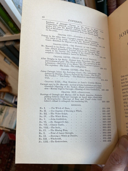 1891 A Mystical Historical Romance of Forfarshire : Alexander Lowson : Witches : Murder :Smuggling : Superstitions Folklore