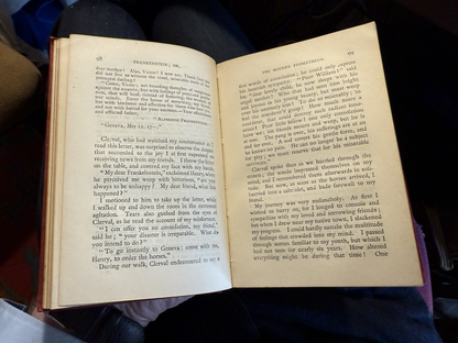 c1888 Frankenstein : Mary Wollstonecraft Shelley : Routledge Pocket Edition