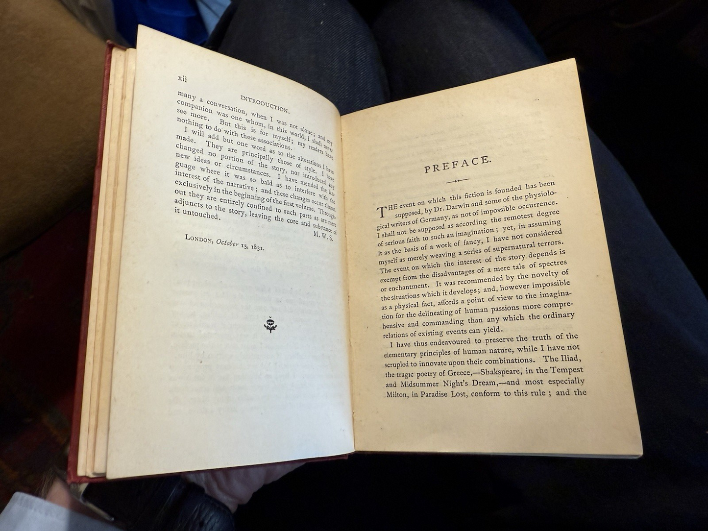 c1888 Frankenstein : Mary Wollstonecraft Shelley : Routledge Pocket Edition