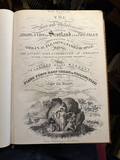 Captain S. Fraser of Knockie's Collection of Highland Music : Fine Binding