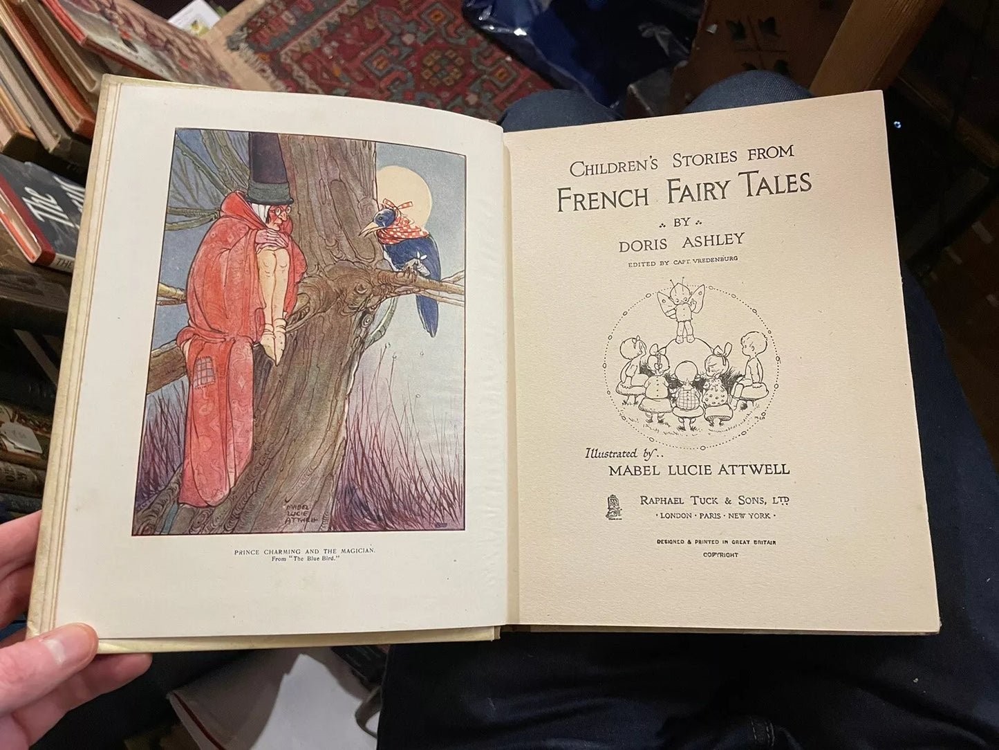 French Fairy Tales : 12 Colour Plates by Mabel Lucie Attwell : 1st 1917