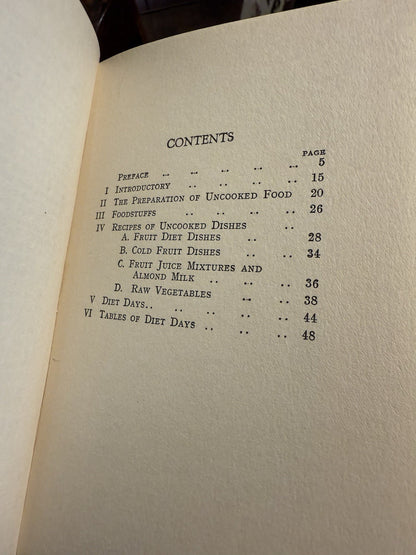 Fruit Dishes and Raw Vegetables : Science of Nutrition : Healthy Eating 1933