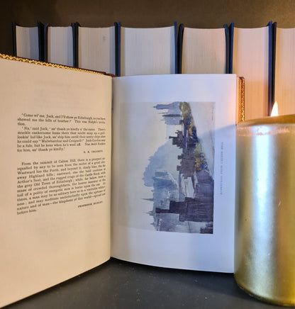 The Charm of Edinburgh, A. Hyatt: Leatherbound: 1913: Gilt: Illustrated