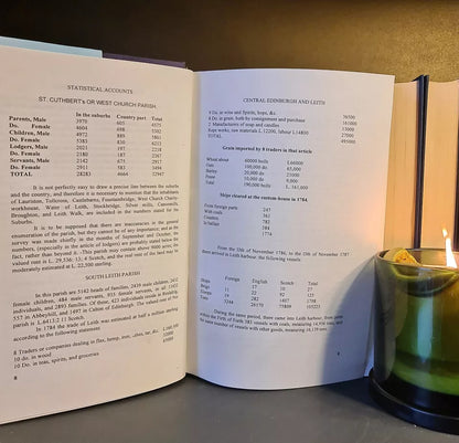 First & Second Statistical Accounts of Edinburgh, 1799 & 1845: Hardback: History
